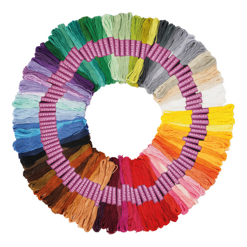 Siuvinėjimo rinkinys „Floss“ 100 spalvų 25724