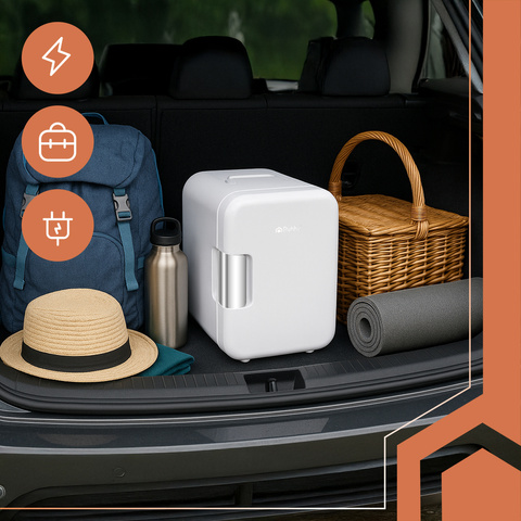 Réfrigérateur de voyage 4L - blanc
