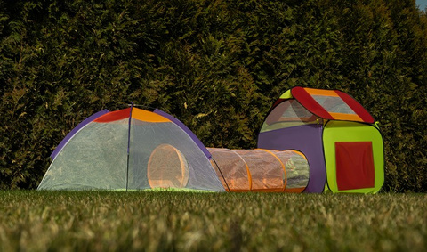 Kinderzelt HOME + Tunnel + 200 Bälle