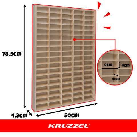 Holzregal für Autos/Federn KRUZZEL 21997