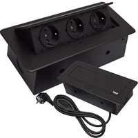 Розетка скрытая в столешнице - тройная Izoxis 21659