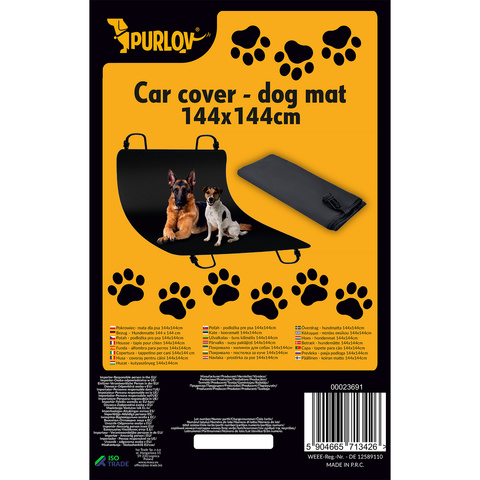 Housse - tapis pour chien 144x144cm Purlov 23691