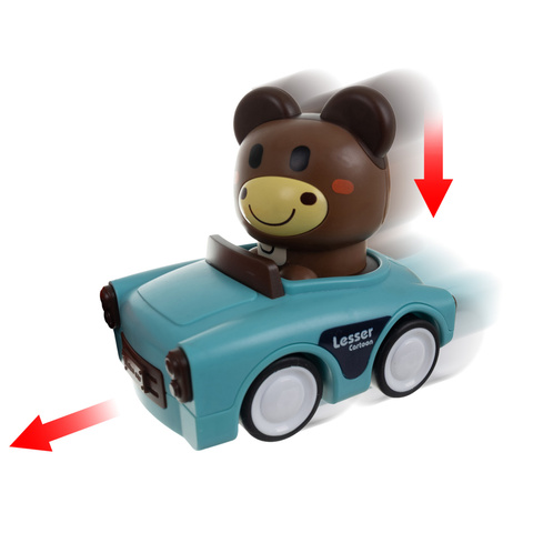 Sensorinis žaislas - gyvūnų automobiliai 26728