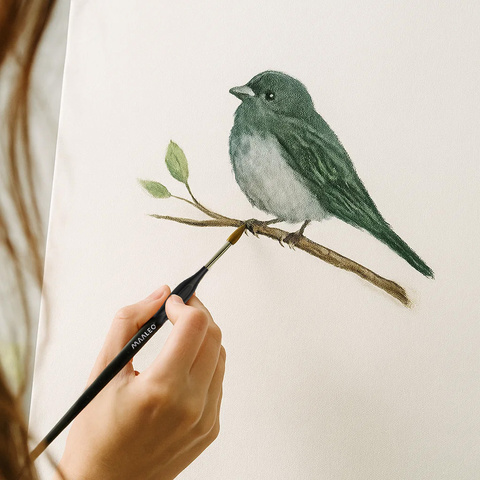 Pinsel 5 Stück mit Ständer Maaleo 26119