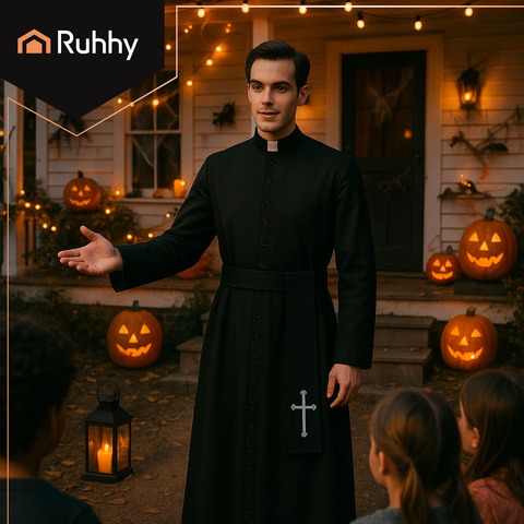 Kostým Ruhha's halloweenského kněze 26174