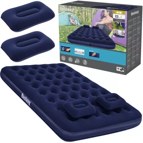 Matelas double avec pompe - BESTWAY 67374