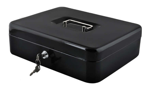 Large black cash box