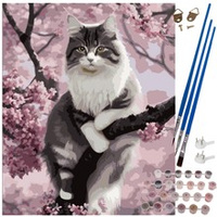 Tapyba pagal skaičius 40x50cm - Maaleo kačiukas 22783