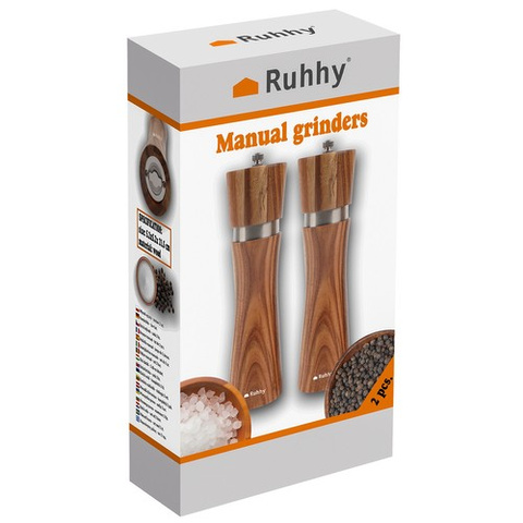 Handmühle - 2er-Set Ruhhy 24650