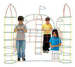 Blocks - straws - set of 408 pcs. 22408