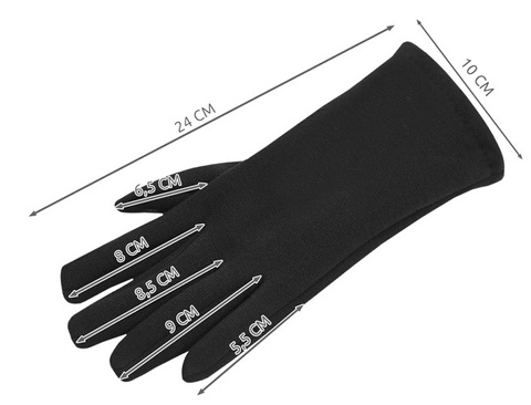 Gants tactiles R6413 - noirs