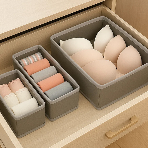 Organisateur de sous-vêtements - lot de 6 Ruhhy 25764