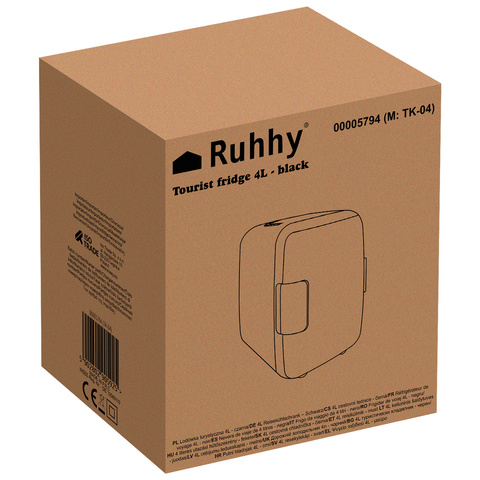 Réfrigérateur de voyage 4L - noir