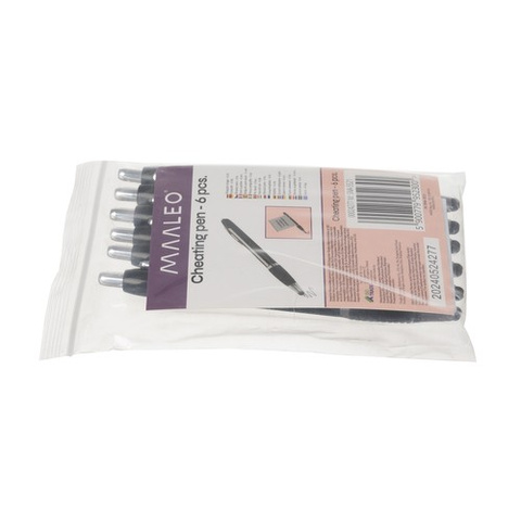 Stylo à cordon - 6 pcs Maaleo 24277