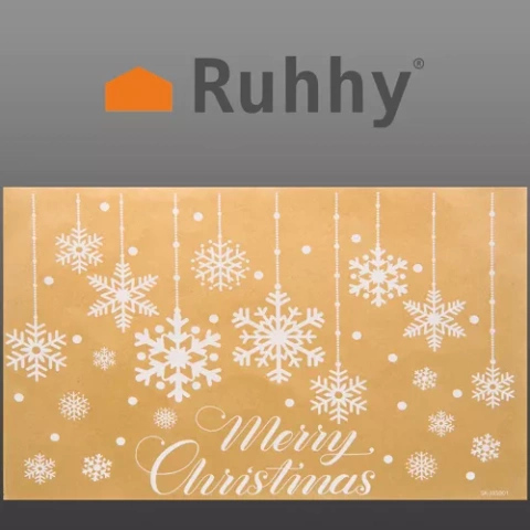 Autocollants de fenêtre de Noël Ruhhy 20311