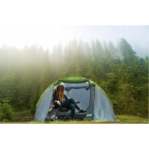 Schwarz-grauer Angelstuhl 23674