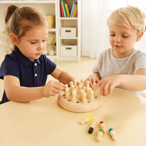 Memory-Schach - Holz Kruzzel 26251