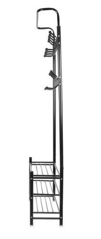 Clothes hanger - stand with shoe shelf 15744