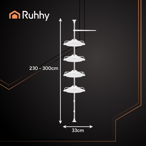 Ruhhy 26639 corner shower shelf