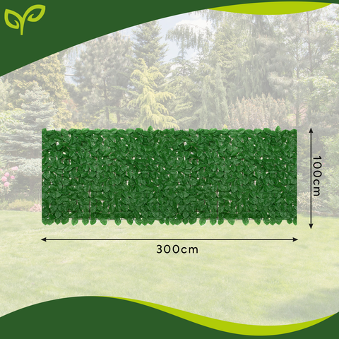 Dirbtinė balkono gyvatvorė 3x1m Gardlov 25343