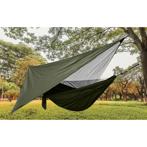 Tourist hammock with tarp and mosquito net 260x140 cm