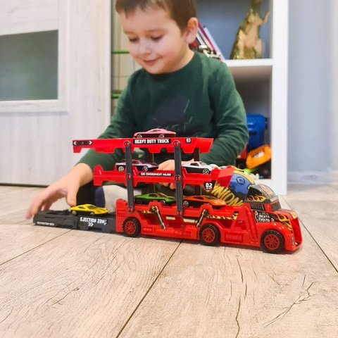 TIR truck set with 6 cars 22515