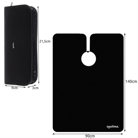 Hairdressing scissors 2 pcs + accessories