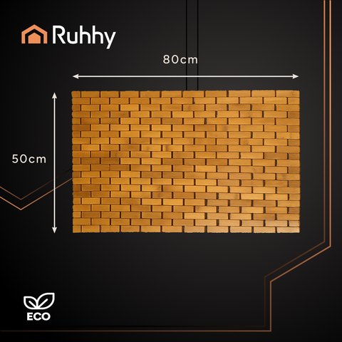 Tapis antidérapant en bambou Ruhhy 26048