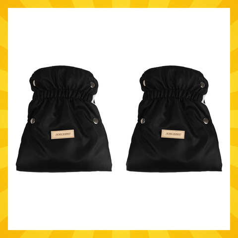 Double stroller muffs - black Kruzzel 25814