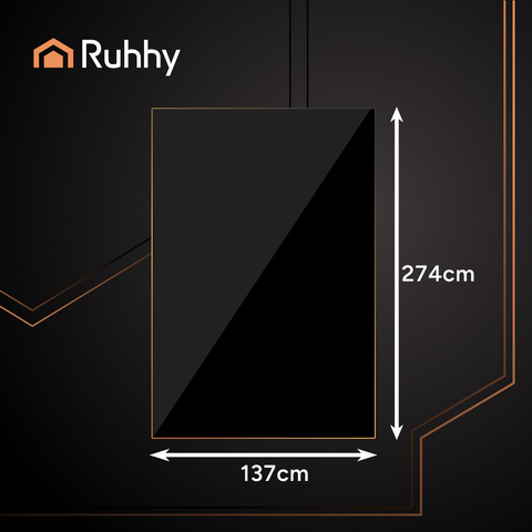 Obrus foliowy dekoracyjny czarny Ruhhy 26569
