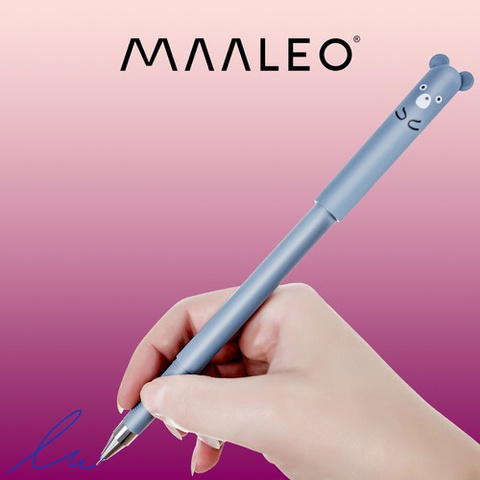 Stylo effaçable - animaux, 4 pcs.