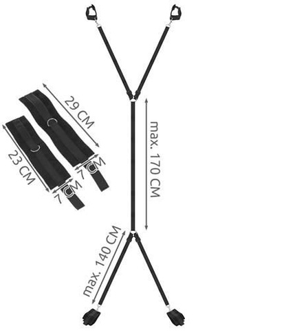 Erotické doplňky - sada - pouta 