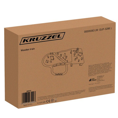 Holzeisenbahn - batteriebetriebener Zug