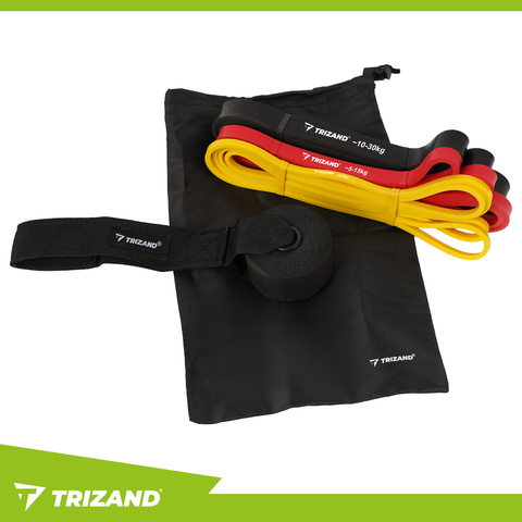 Mankštos juostų rinkinys - 3 vnt. Trizand 25879