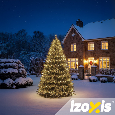 Lampki świąteczne kulki 300LED 30m Izoxis 26264