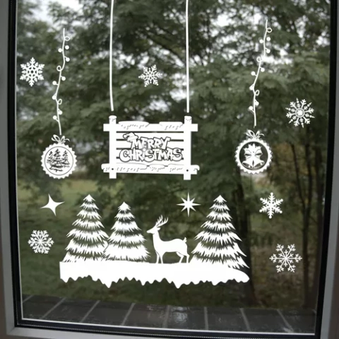 Christmas window stickers Ruhhy 22253
