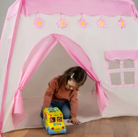 Children's tent HOUSE + lights 23472
