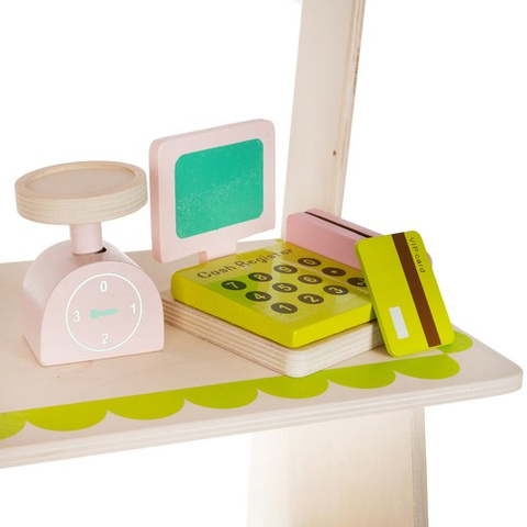 Wooden stall with accessories Kruzzel 24888