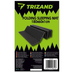 Folding sleeping mat 180x60x1cm Trizand 22870