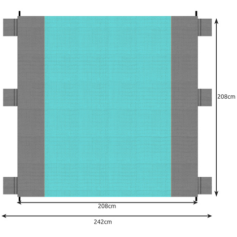 Beach/picnic blanket 208x208cm Trizand 21209