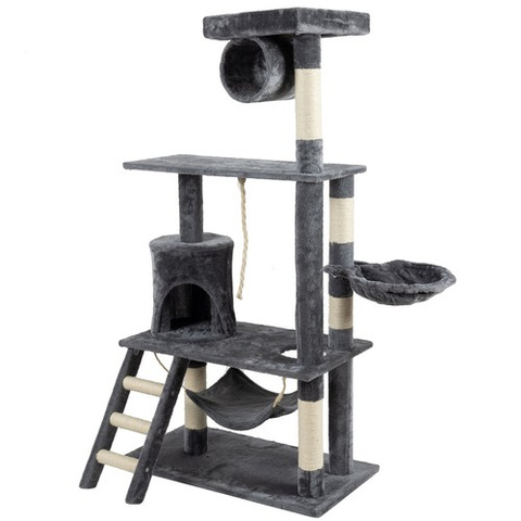 Cat tree 141cm gray Purlov 21713