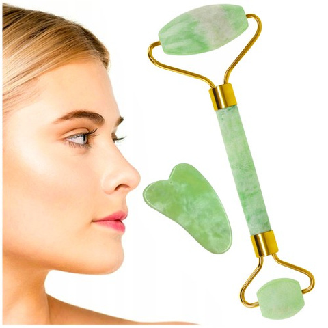 Masseur facial en jadéite 