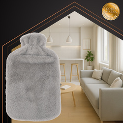 Rubber hot water bottle in a cover 3.5L Ruhhy 26384