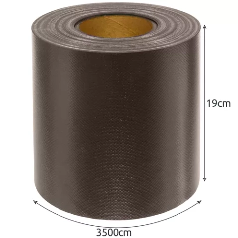 Zaunband 19cmx35m 630g/m2 braun 23707