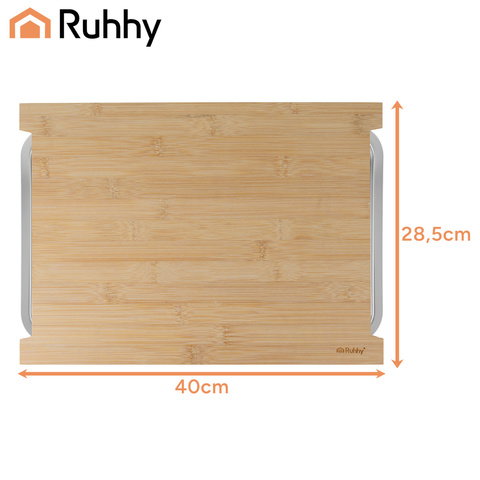 Bamboo board with containers Ruhhy 25707