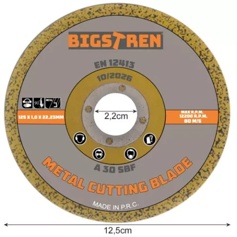 Disque à tronçonner en métal - 50 pcs. Bigstren 21639