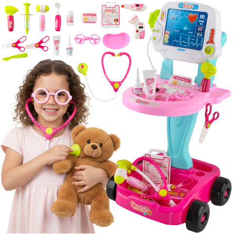 Sada Little Doctor - Růžový kočárek 26556