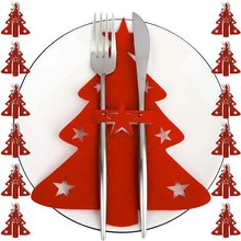 Mallette à couverts - Sapins de Noël, 12 pcs. Ruhy 22304