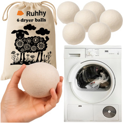 Wool dryer balls 6 pcs Ruhhy 25704