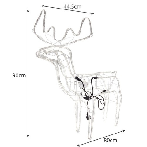 LED-Rentier - kaltweiß Ruhhy 22510